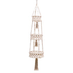 Three-Tier Macramé Hanging Plant Holder