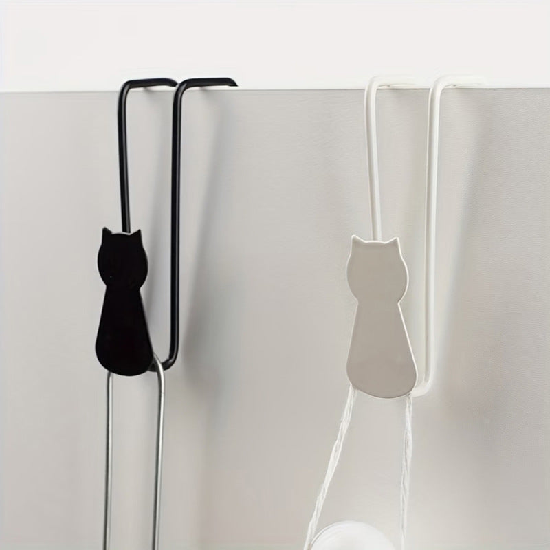 Stylish wall hook with cat motif Bowlift