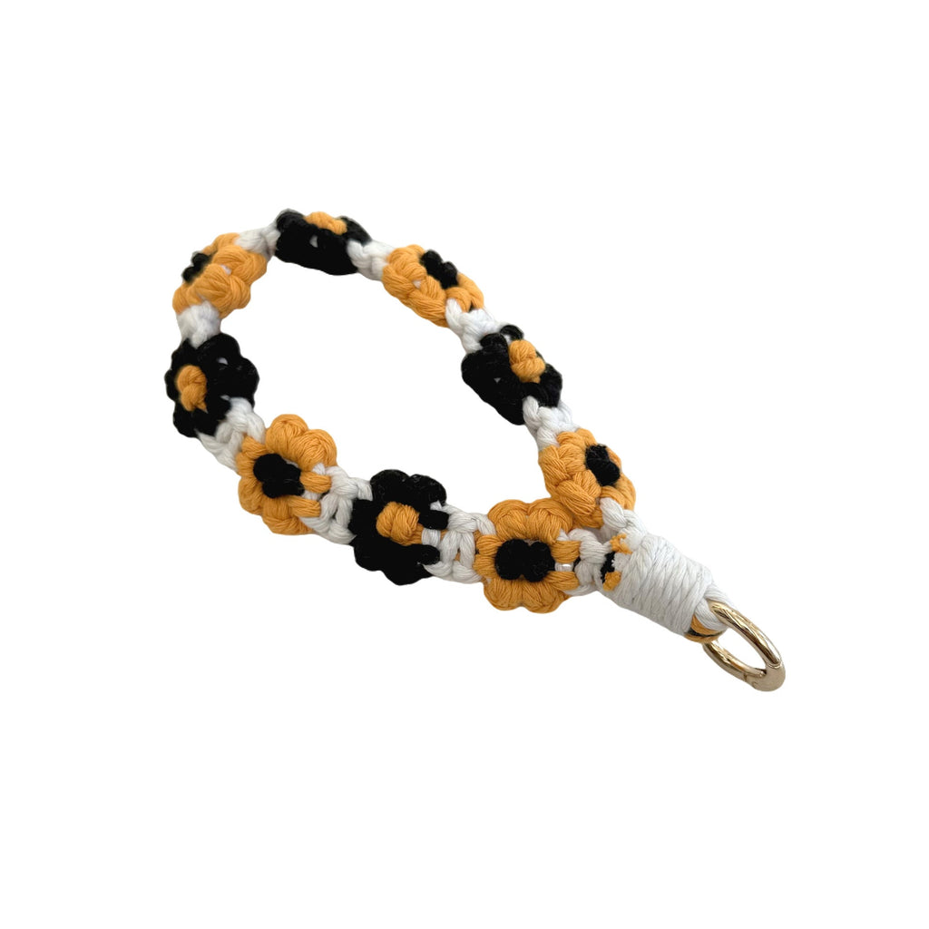 Floral Macrame Keychain Holder Bowlift