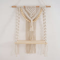 Macramé Wall Shelf with Decorative Beads Bowlift