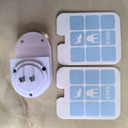 Always-on continuous wall mount magnetic catch and compact organizer for keys and small devices Bowlift