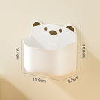Wall-Mounted Cute Bear-Themed Storage Organizer Bowlift