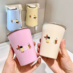 Wall cup holder with creative animal motif Bowlift