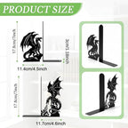 Dragon-Themed Bookend