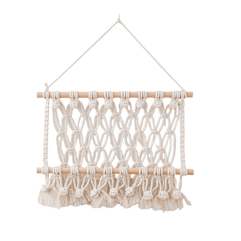 Artistic Macrame Wall Hanging Organizer Bowlift