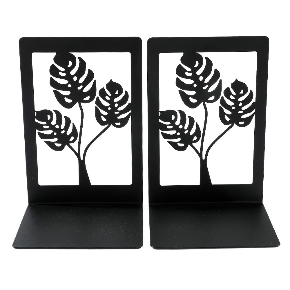 Decorative Plant-Themed Bookends