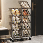 Shoe rack with transparent design Bowlift