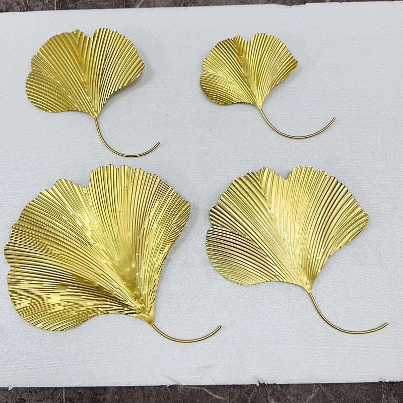 Elegant Ginkgo Leaf Wall Art Hooks Bowlift