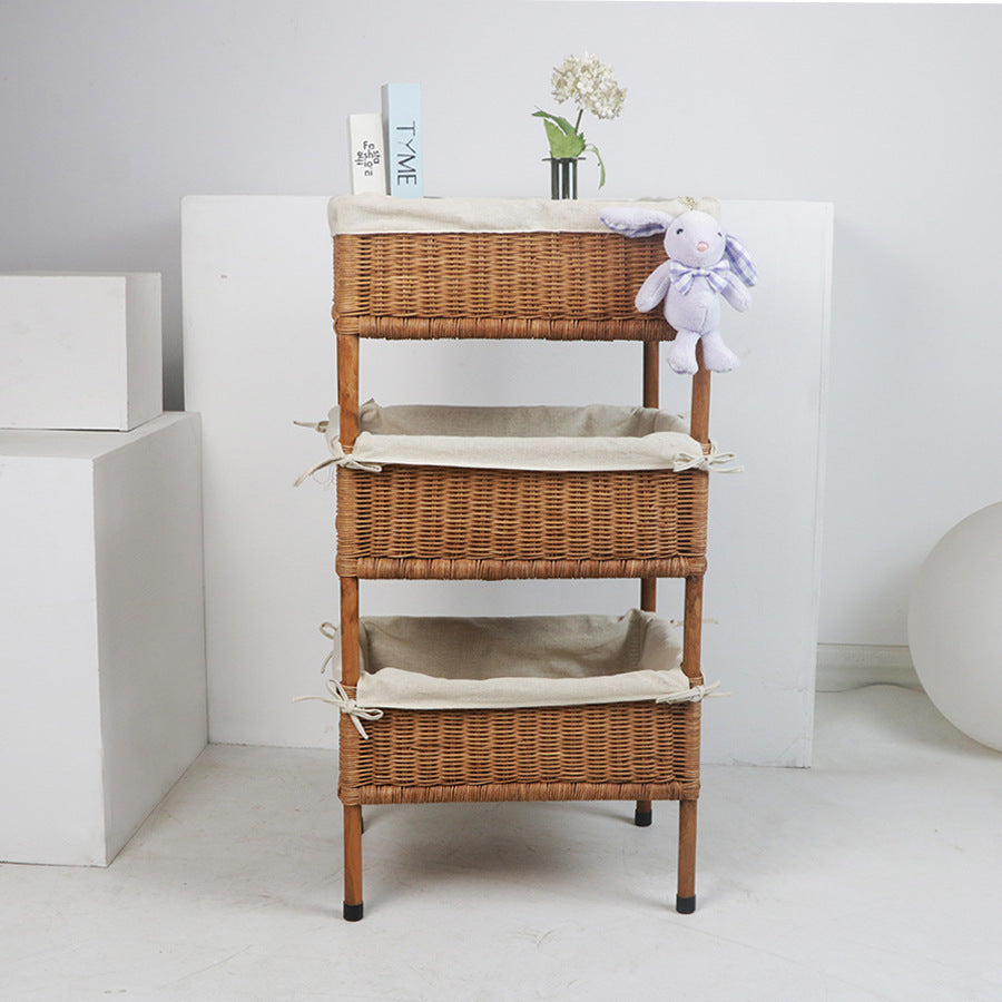Multi-Tier Woven Storage Rack  Zevolim1787892970