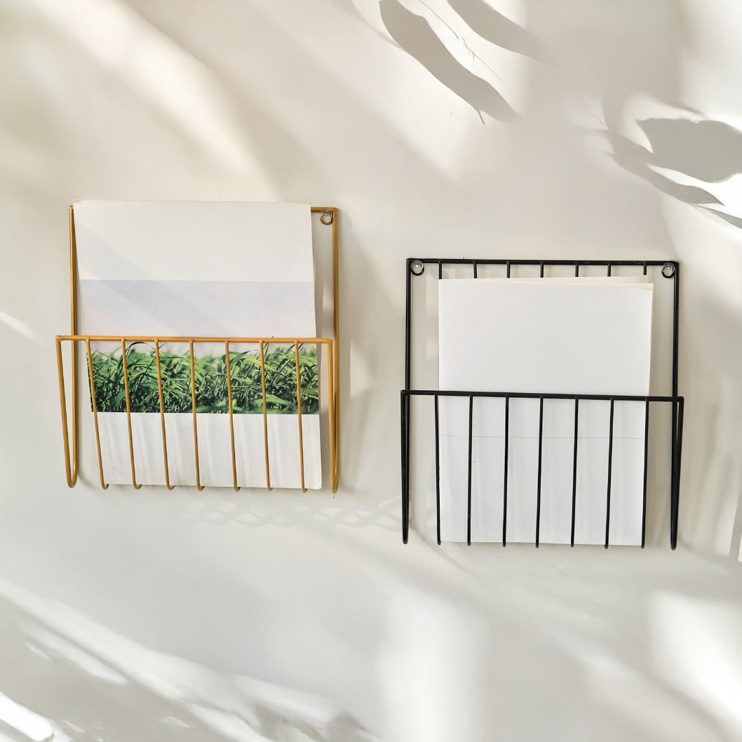 Wall-mounted storage organizer