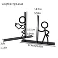 Fun Stick Figure Bookends