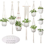 Plant-hanging macrame shelf Bowlift