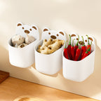 Wall-Mounted Cute Bear-Themed Storage Organizer Bowlift