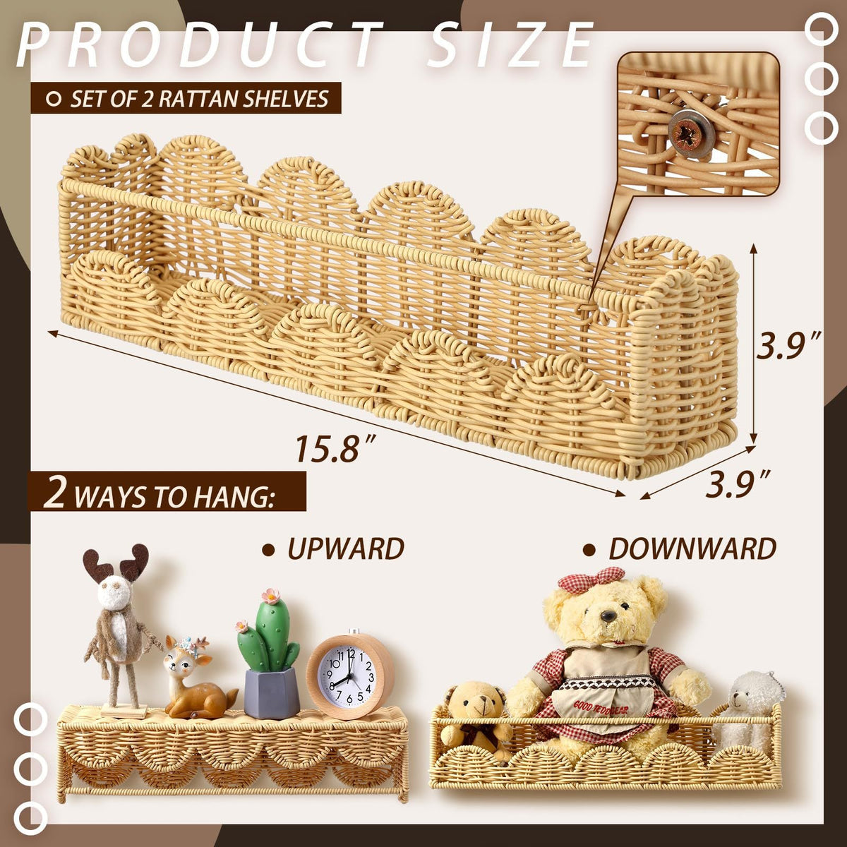 Floral Wall Basket Bowlift