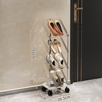 Shoe rack with transparent design Bowlift