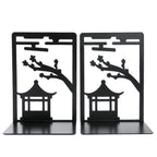 Artistic Deer-Themed Metal Bookends