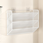 slim overdoor mesh shoe rack organizer with ventilated angled shelf Bowlift