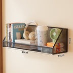 Wall-Mounted Mesh Storage Shelf Bowlift