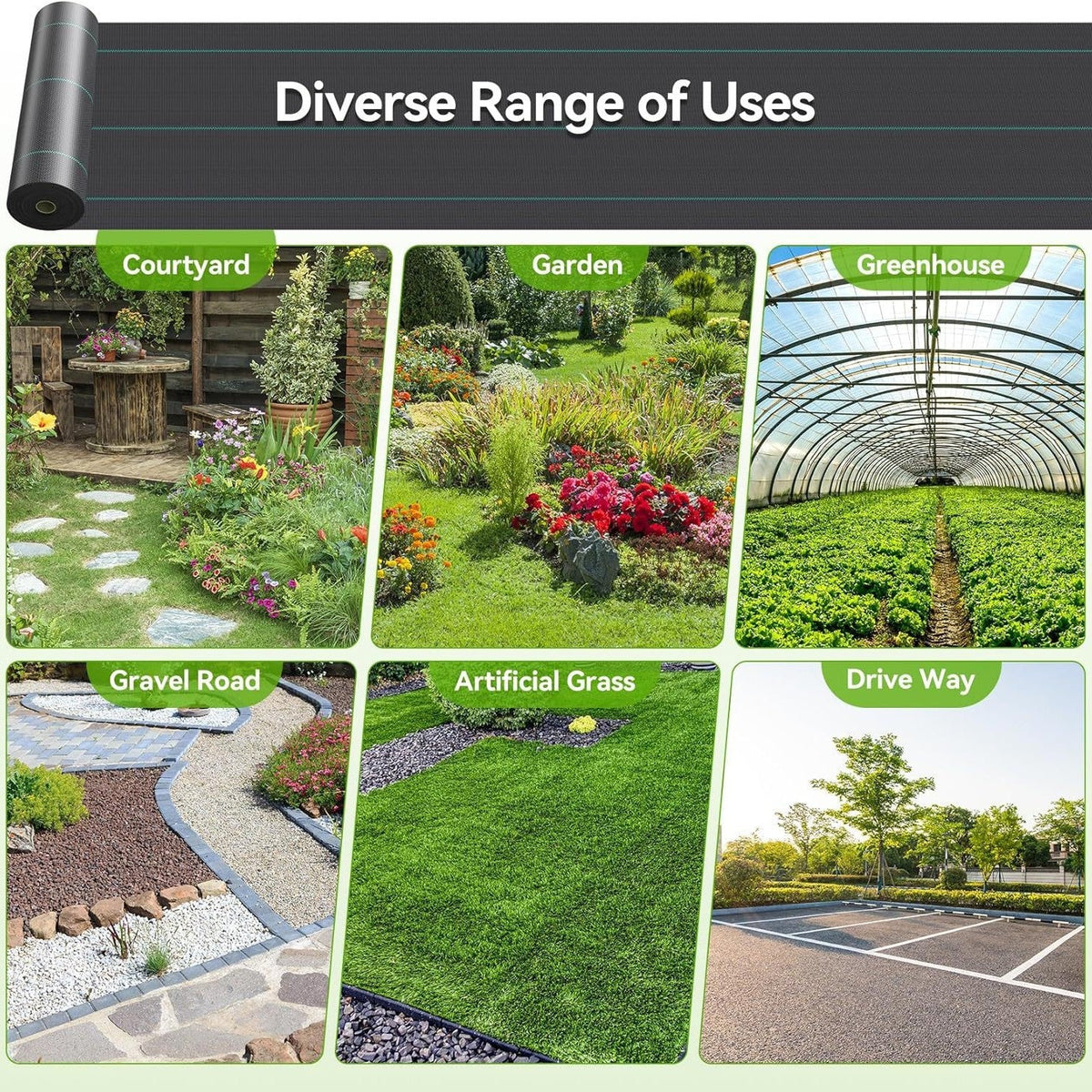 Heavy-Duty Landscaping Fabric Bowlift