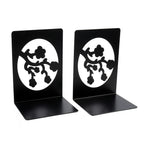 Artistic Deer-Themed Metal Bookends