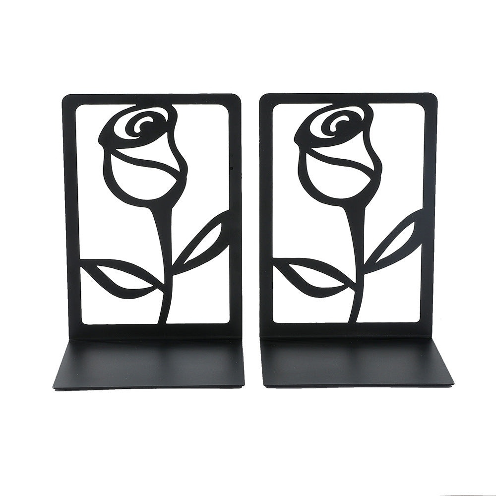 Artistic Floral Bookend Set