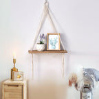 Macramé Plant Hanger Shelf
