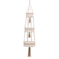 Three-Tier Macramé Hanging Plant Holder