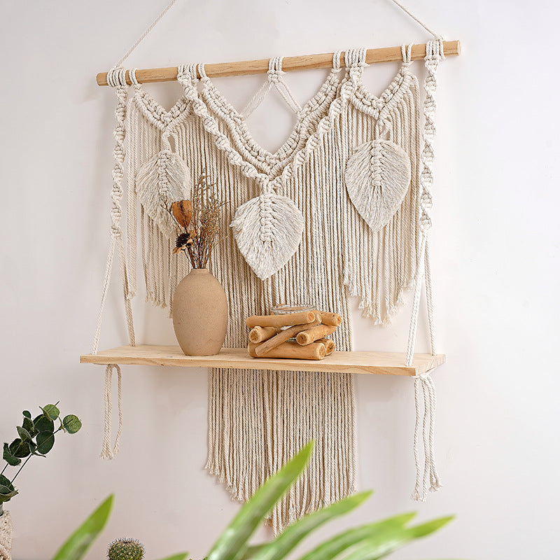 Artistic Macrame Wall Hanging Shelf Bowlift