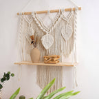 Artistic Macrame Wall Hanging Shelf Bowlift