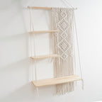 Macramé Decorative Floating Shelf Bowlift