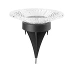 Decorative Solar Acrylic Petal Garden Stake LED Pathway Light Bowlift