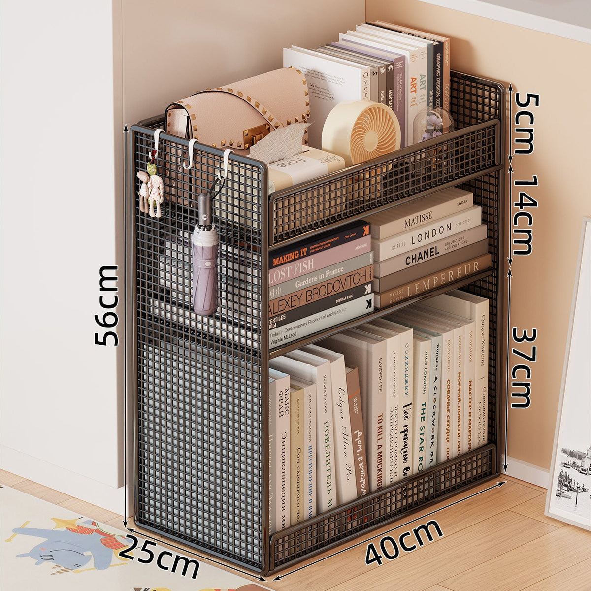 Versatile Mesh Storage Shelf Bowlift