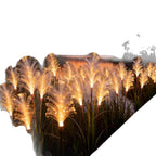 Solar Fiber Optic Garden Pathway Lights With Warm LED Flexible Stakes Bowlift