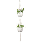Plant-hanging macrame shelf Bowlift