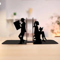 Artistic Metal Bookends  1789394573