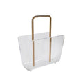 Stylish Clear Acrylic Magazine Holder