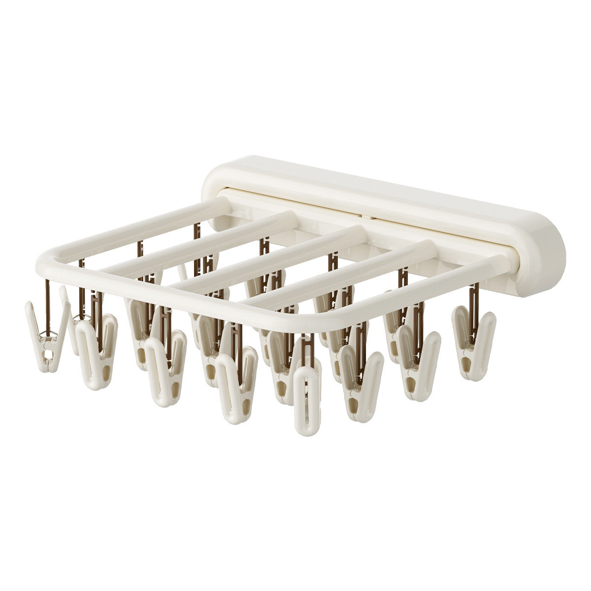 Wall-Mounted Multi-Clip Organizer Bowlift