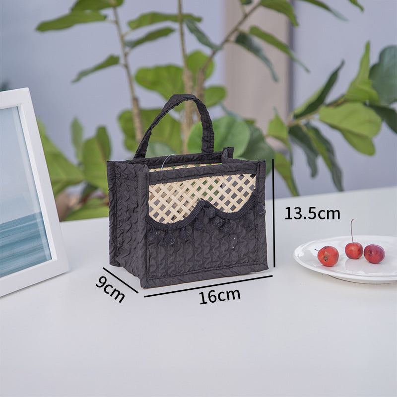 Handwoven Decorative Wall Basket Bowlift
