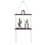 Decorative Macramé Plant Shelf