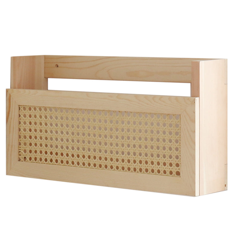 Wall-Mounted Wicker Storage Organizer Bowlift