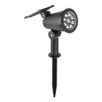 Solar-Powered Adjustable Garden Spotlight With Swivel Stake Bowlift