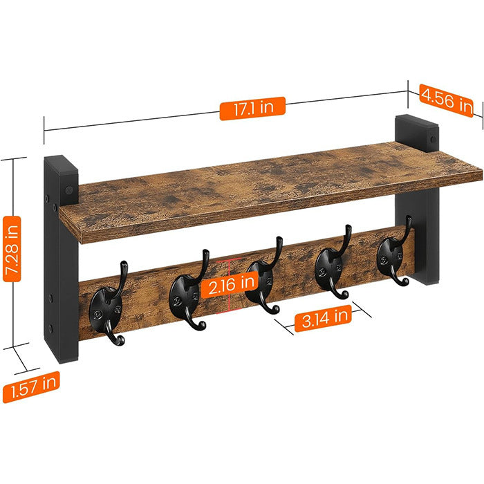 Wall wardrobe with shelf Bowlift