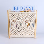 Macrame Magazine Rack Bowlift