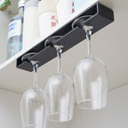 Under-Shelf Sliding Stemware Organizer Rack Bowlift