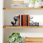 Artistic Reading Bookends