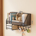 Wall-Mounted Mesh Storage Shelf Bowlift