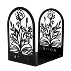 Artistic Floral Bookend Set