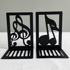 Musical Note Themed Bookends