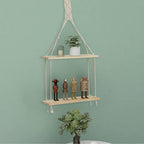 Decorative Macramé Plant Shelf