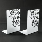 Decorative Flower-Inspired Bookends